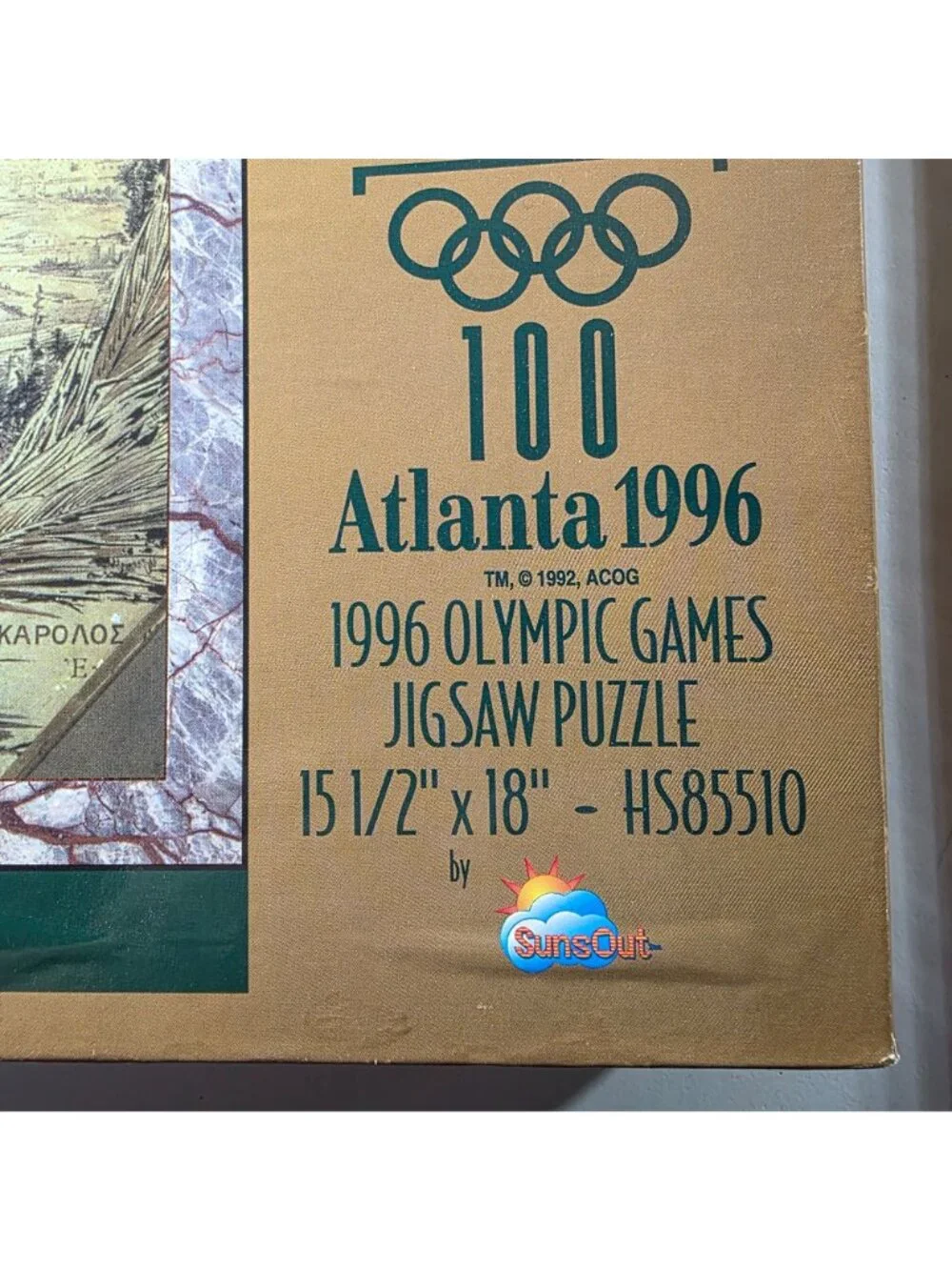 Set of two Olympic Games Jigsaw Puzzles Atlanta 1996  SunsOut new sealed